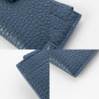 Fendi Selleria Leather FF Diamond Card Case Holder Fragment Blue — view 8