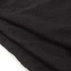 Chanel Cashmere CC Logo Large Scarf Shawl Black — view 6