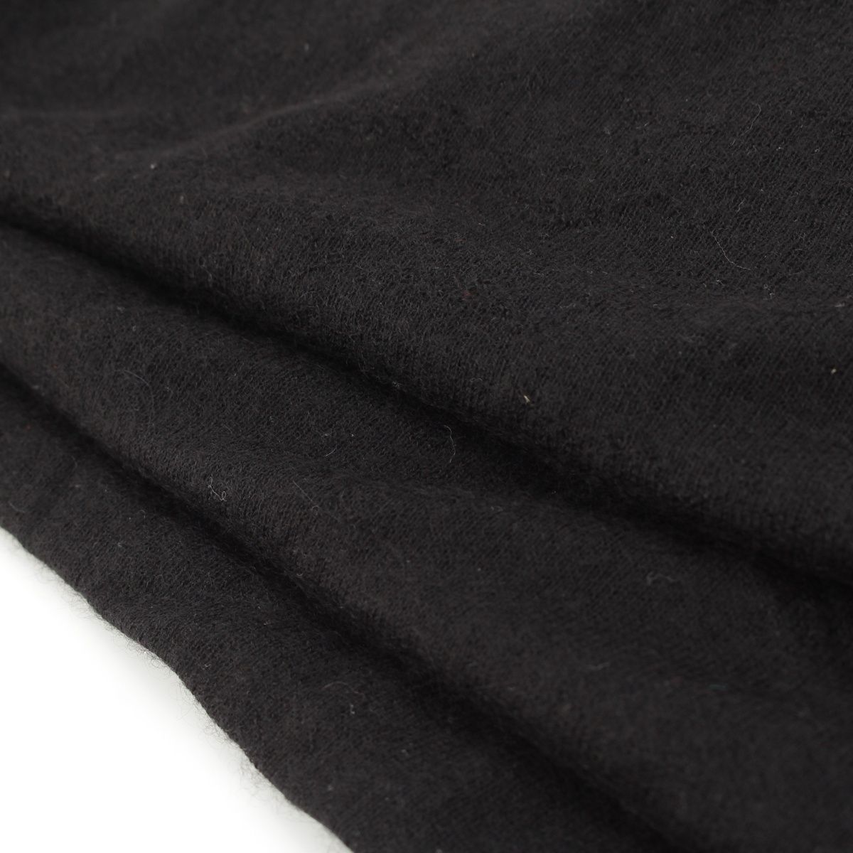 Chanel Cashmere CC Logo Large Scarf Shawl Black — view 6