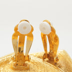 Saint Laurent Heart Earrings Vintage Gold — view 8