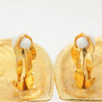 Saint Laurent Heart Earrings Vintage Gold — view 7