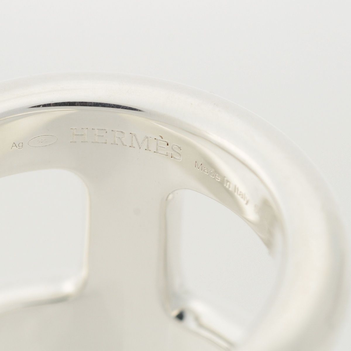 Hermes Osmose 925 Sterling Silver Ring — view 8