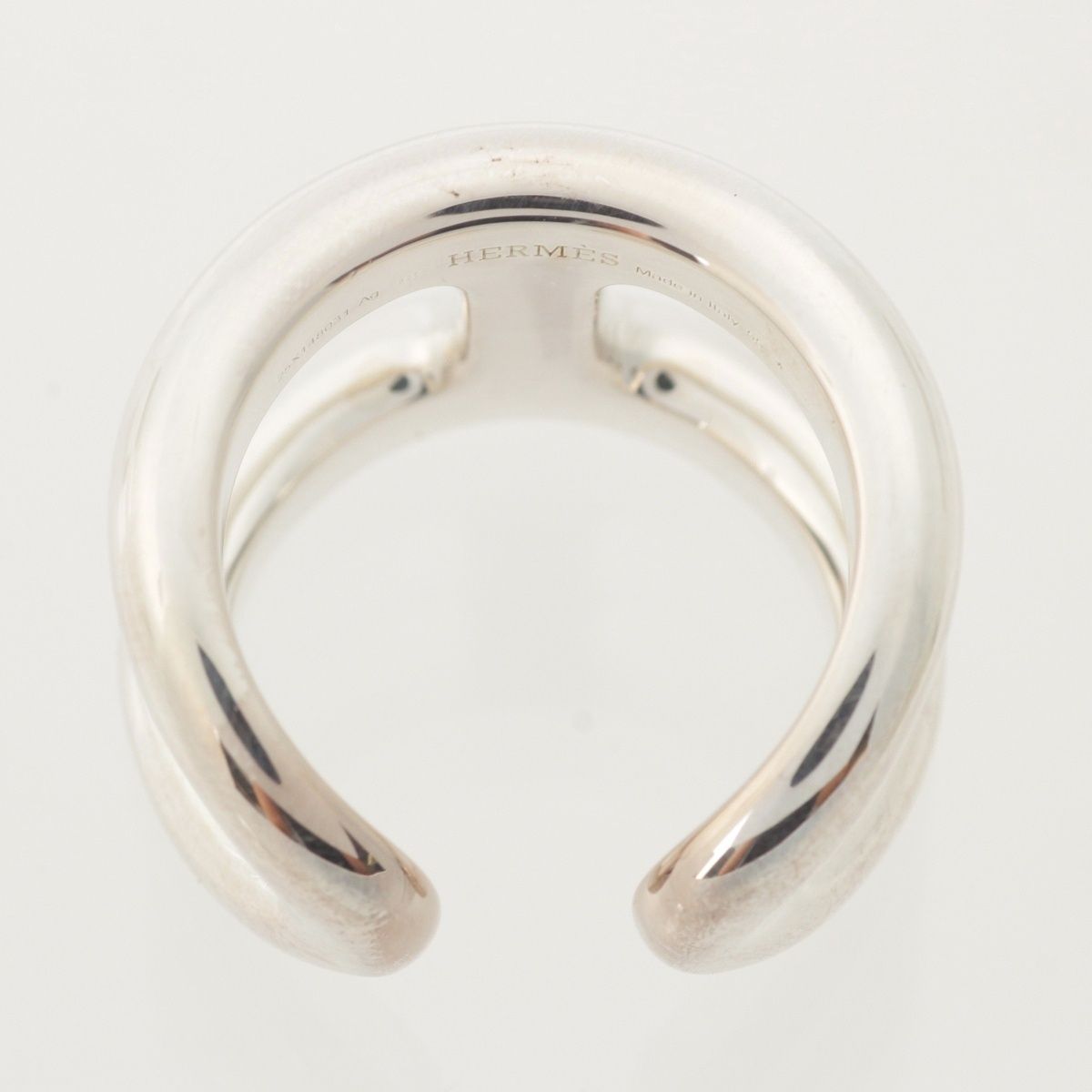 Hermes Osmose GM 925 Sterling Silver Ring — view 6