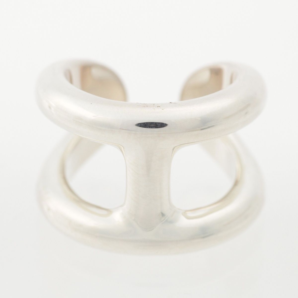 Hermes Osmose GM 925 Sterling Silver Ring — view 2