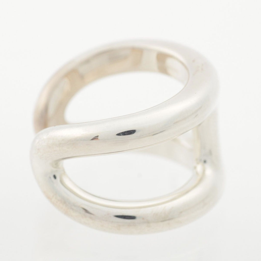 Hermes Osmose GM 925 Sterling Silver Ring — view 5