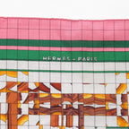 Hermes Carre Geant Cashmere Silk Coaching de Ja Vu Deja Vu Scarf Multicolor — view 7