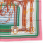 Hermes Carre Geant Cashmere Silk Coaching de Ja Vu Deja Vu Scarf Multicolor — view 5