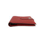 Hermes Bearn Compact Veau Epsom Bifold Wallet Mini Rouge Casaque — view 4