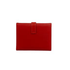 Hermes Bearn Compact Veau Epsom Bifold Wallet Mini Rouge Casaque — view 2