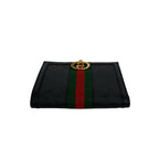 Gucci Vintage Sherry Line Micro GG Leather Bifold Wallet Mini Black — view 6