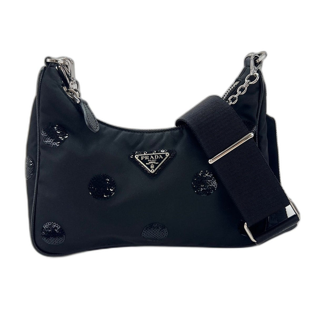 Prada Shoulder Bag Sequin 2-Way