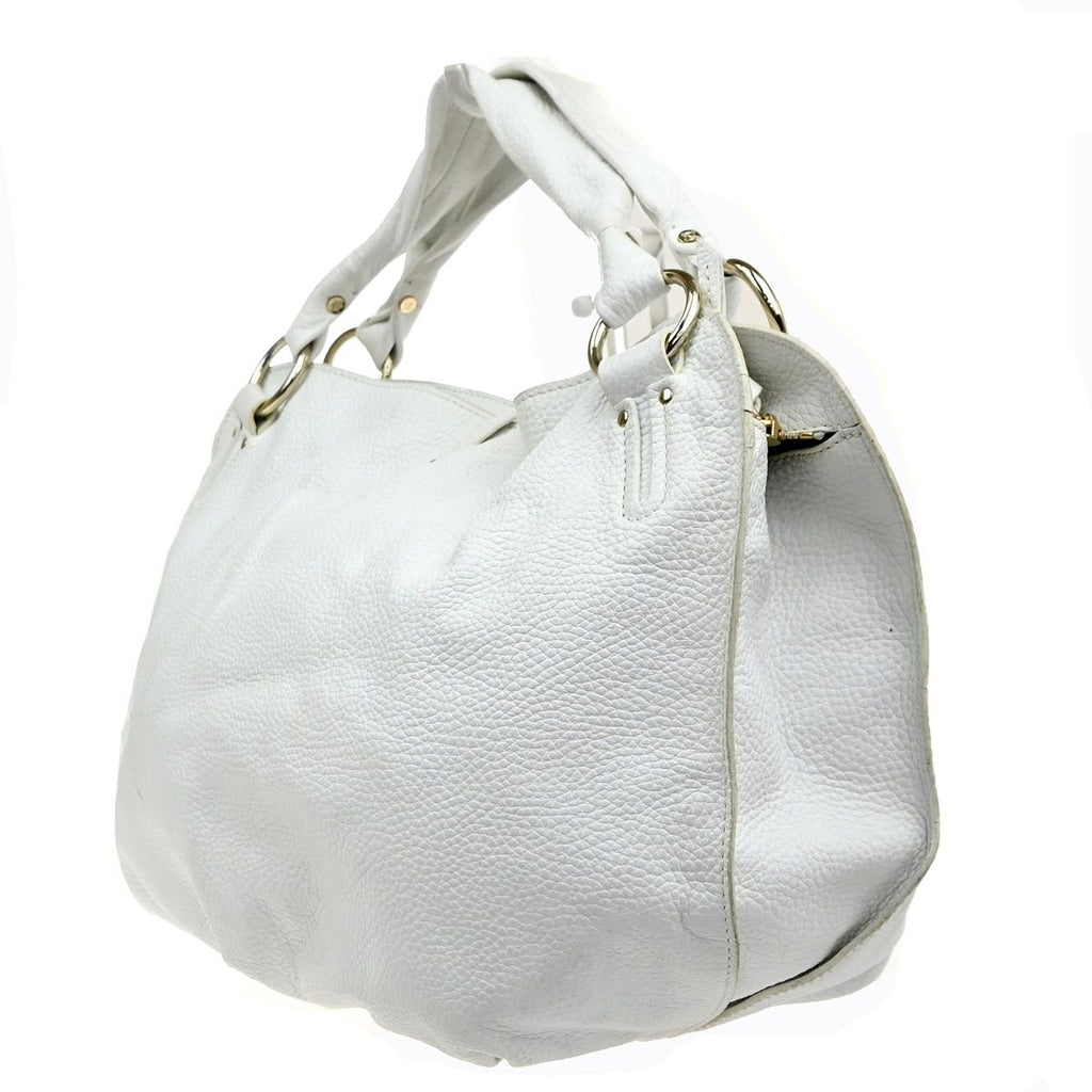 Celine Bittersweet Handbag White Leather — view 3