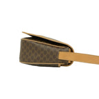 Celine Vintage Macadam Blason Pattern Triomphe Leather Shoulder Bag Pochette — view 6
