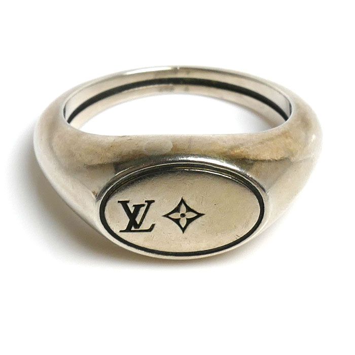 Louis Vuitton 925 Sterling Silver LV Tailor Ring — view 3