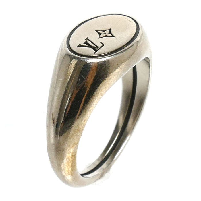 Louis Vuitton 925 Sterling Silver LV Tailor Ring — view 2