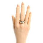 Louis Vuitton 925 Sterling Silver LV Tailor Ring — view 7
