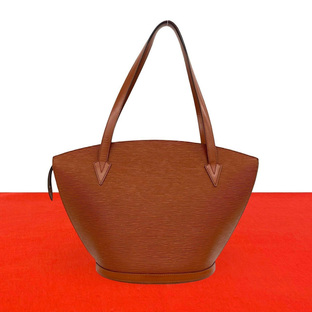 Louis Vuitton Vintage Saint Jacques Epi Leather Tote Shoulder Bag Kenya Brown