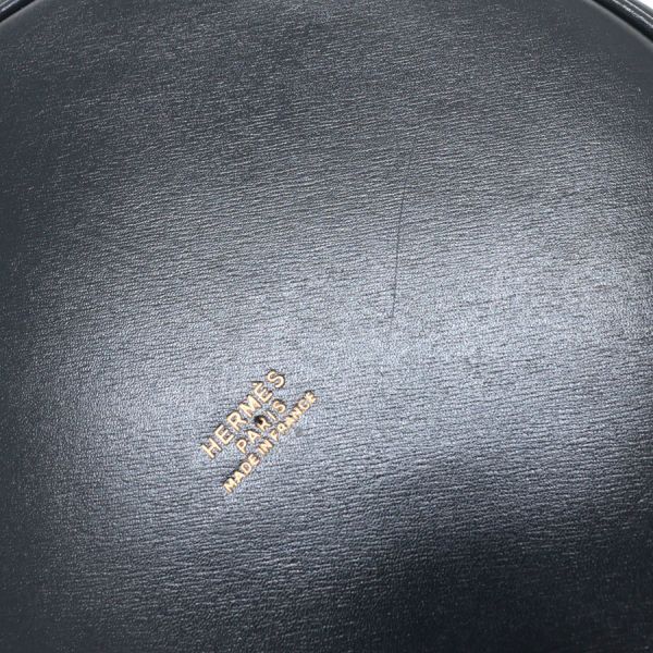 Hermes Manjoir MM Shoulder Bag Navy — view 8