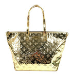 Louis Vuitton Shoulder Bag Bellevue GM Leather Gold