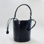 Gucci Bucket Shape Shoulder Bag Interlocking G Logo Vintage Patent Brown — view 2