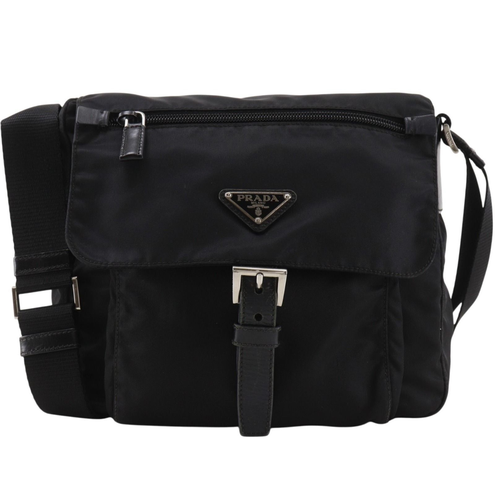 Prada Nylon Black Shoulder Bag