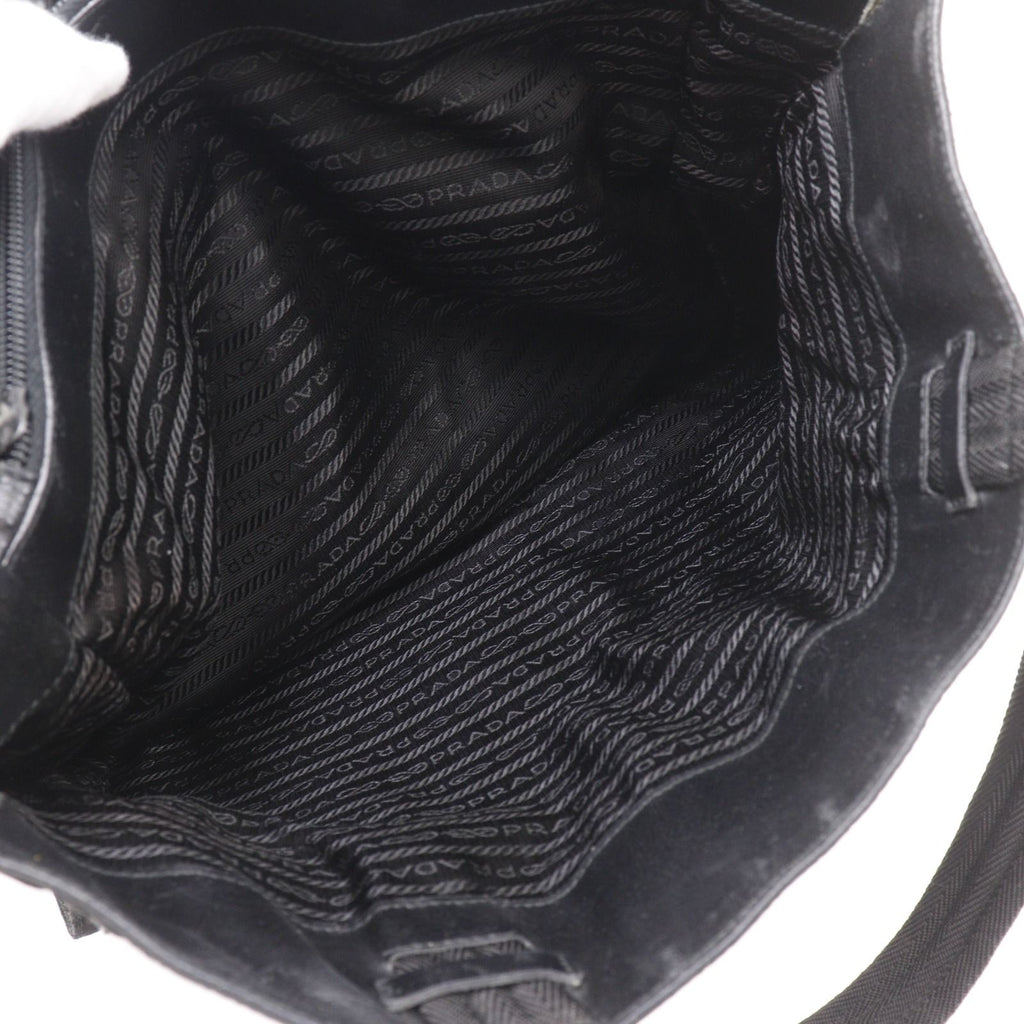 Prada Nylon Black Tote Bag — view 6