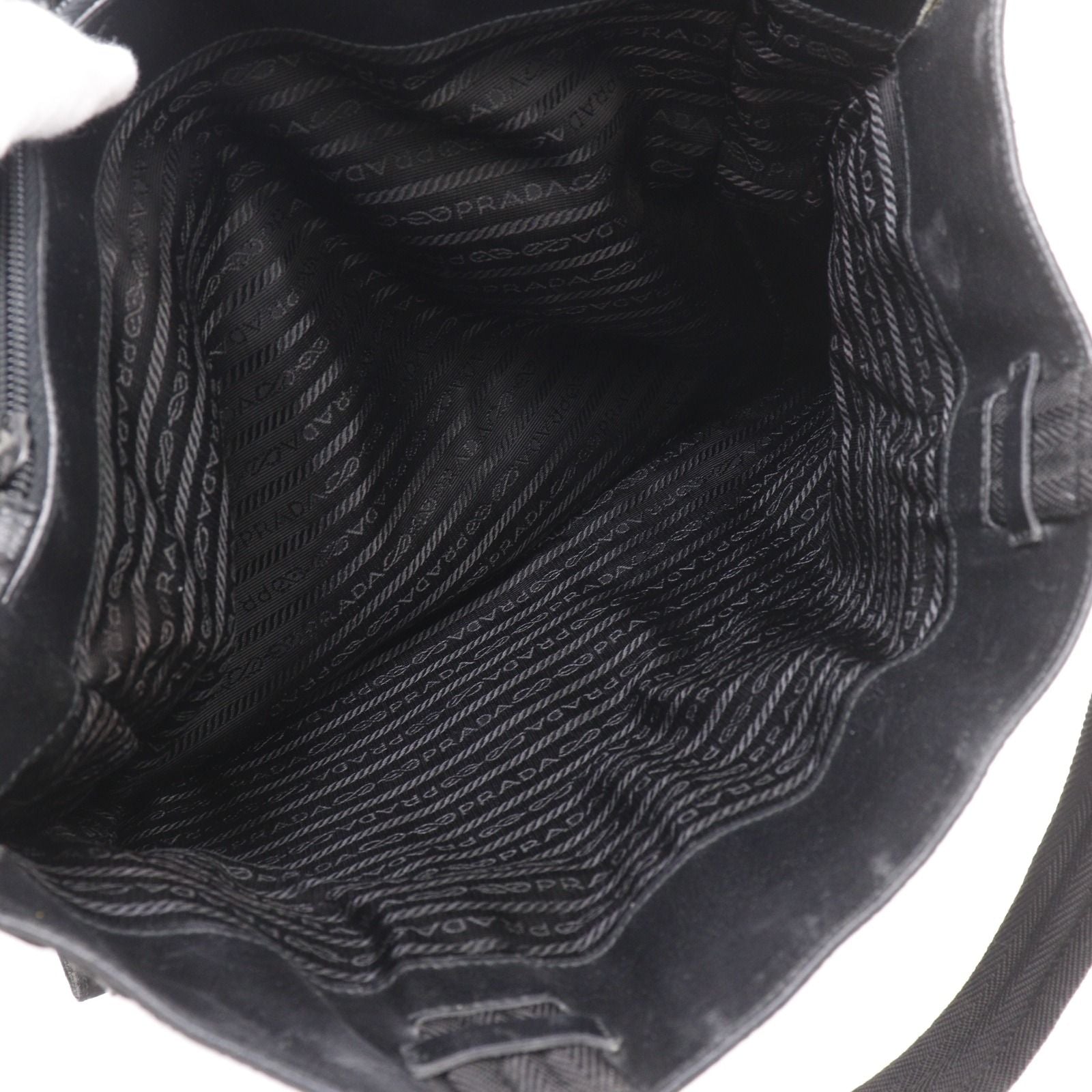 Prada Nylon Black Tote Bag — view 6