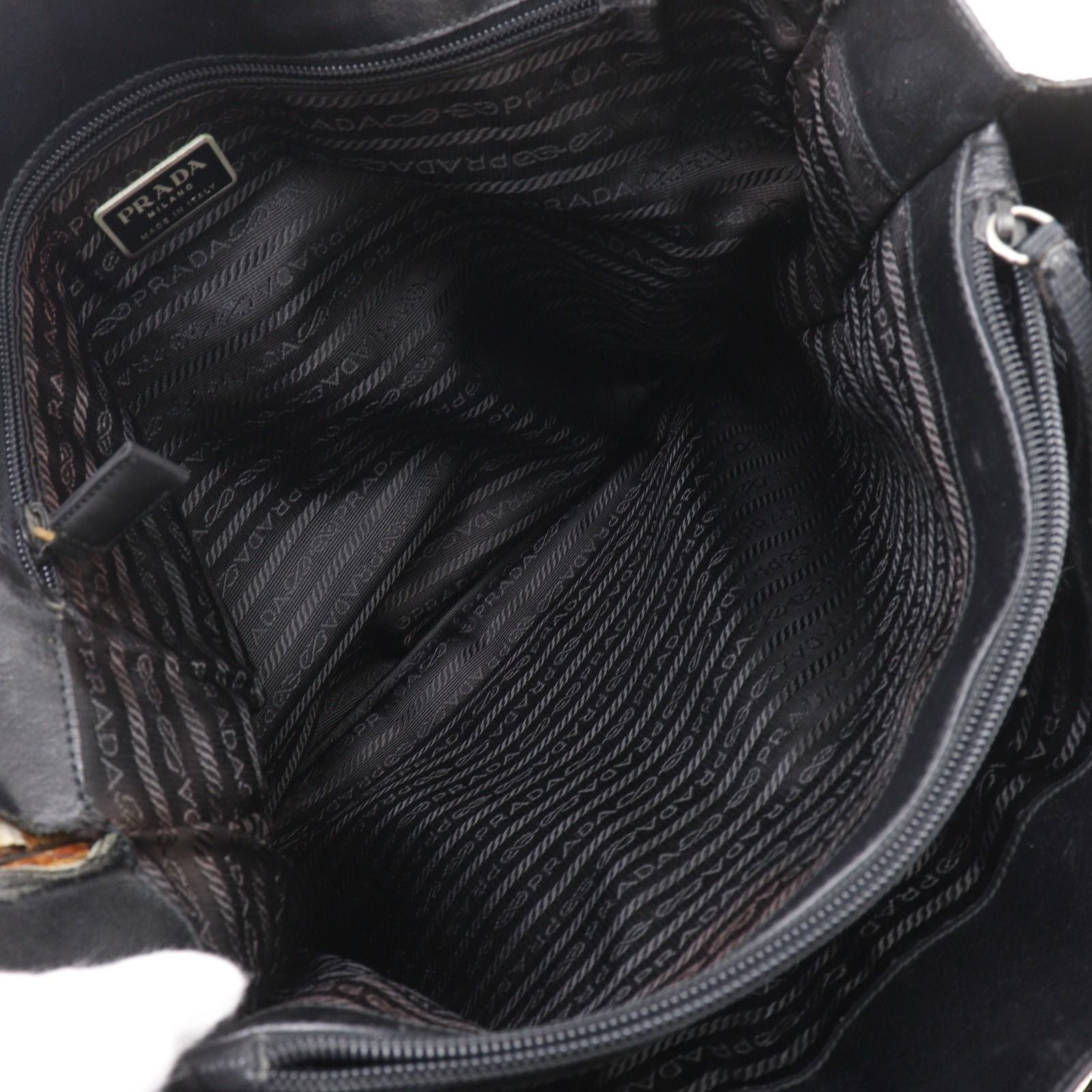 Prada Nylon Black Tote Bag — view 7