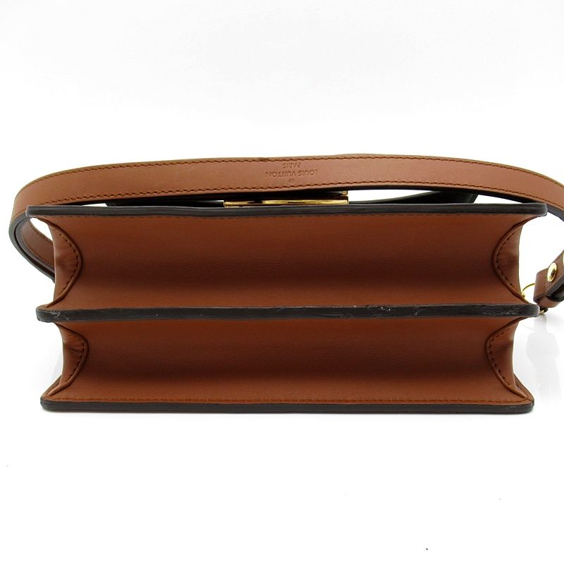 Louis Vuitton Dauphine MM Monogram Reverse Shoulder Bag Brown — view 6