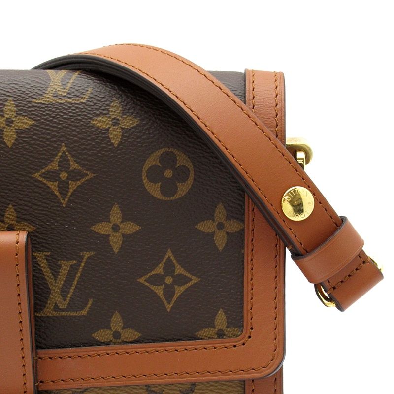 Louis Vuitton Dauphine MM Monogram Reverse Shoulder Bag Brown — view 2