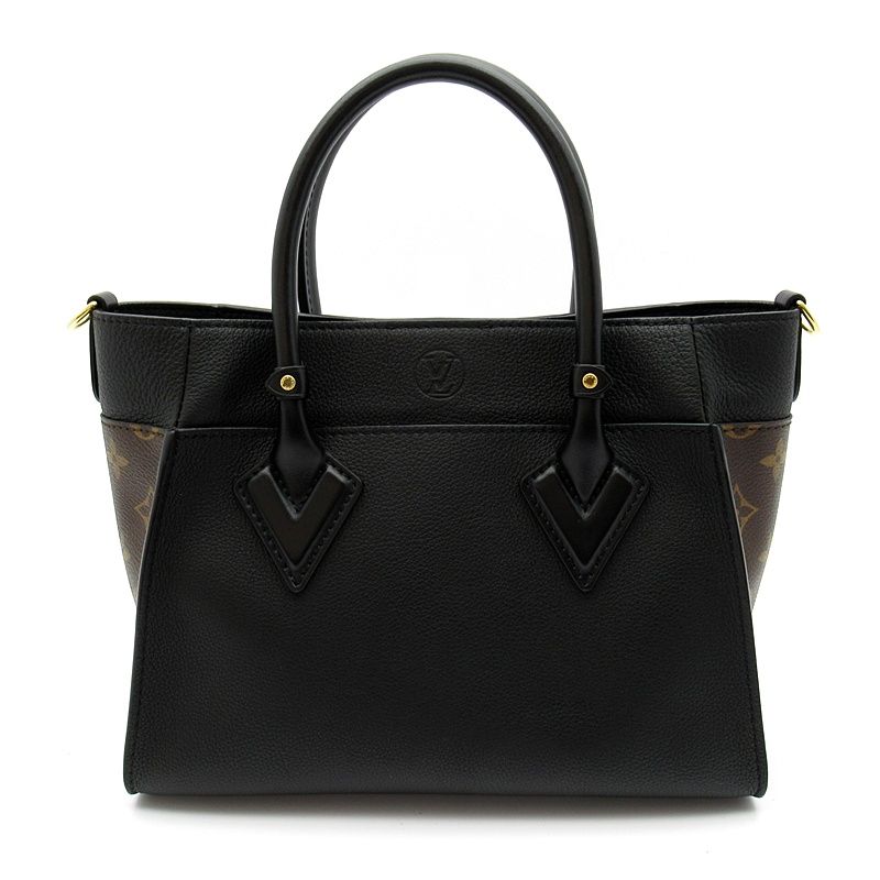 Louis Vuitton on My Side Leather Handbag Noir — view 4