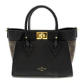 Louis Vuitton on My Side Leather Handbag Noir
