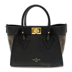 Louis Vuitton on My Side Leather Handbag Noir