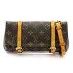 Louis Vuitton Pochette Marelle Monogram Shoulder Bag Brown