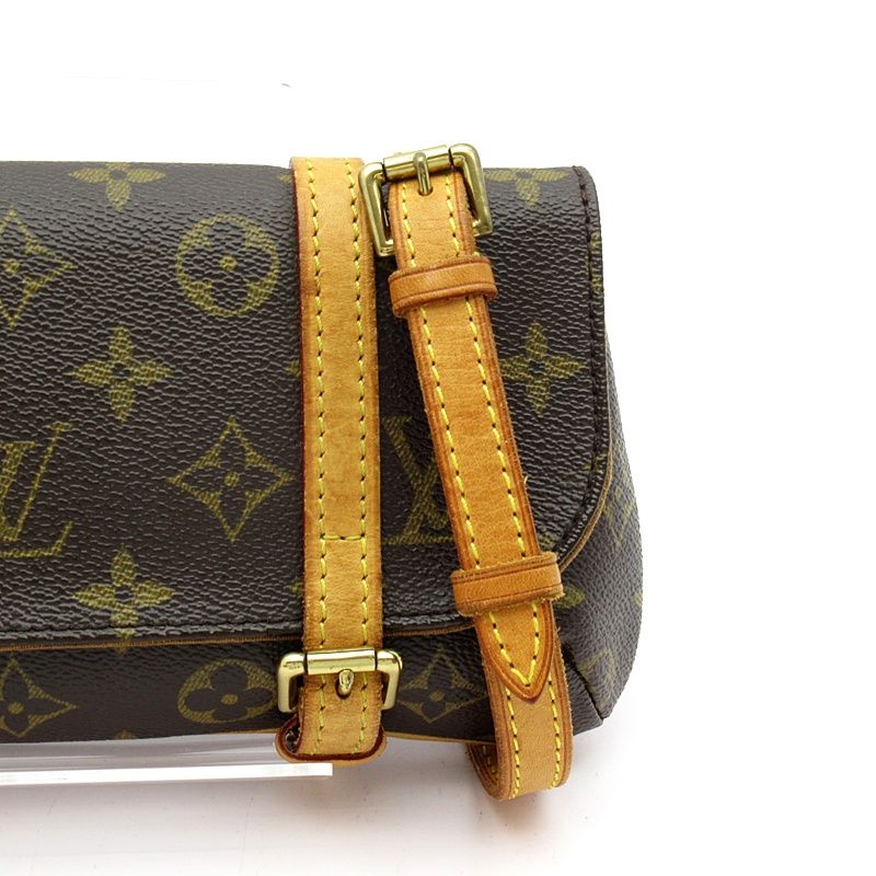 Louis Vuitton Pochette Marelle Monogram Shoulder Bag Brown — view 2