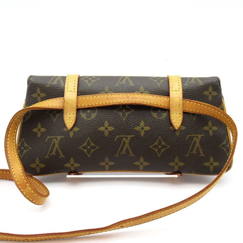 Louis Vuitton Pochette Marelle Monogram Shoulder Bag Brown — view 4