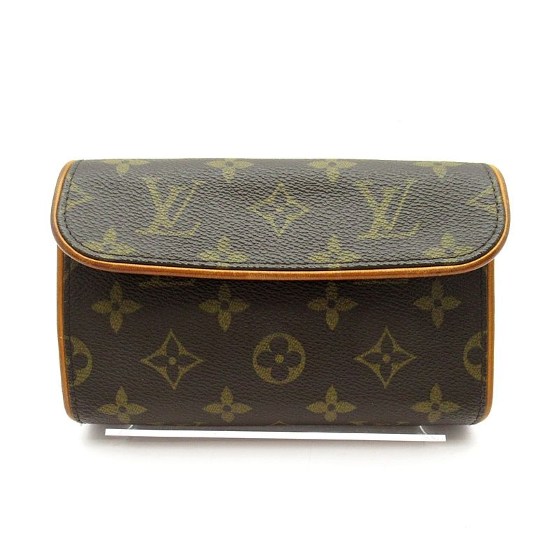 Louis Vuitton Pochette Florentine Monogram Shoulder Bag Brown