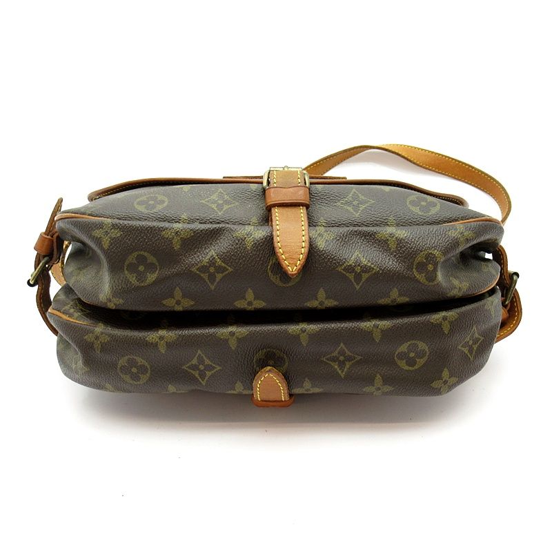 Louis Vuitton Saumur 30 Monogram Shoulder Bag Brown — view 6