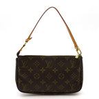 Louis Vuitton Pochette Accessoires Monogram Handbag Brown — view 4