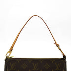 Louis Vuitton Pochette Accessoires Monogram Handbag Brown — view 2