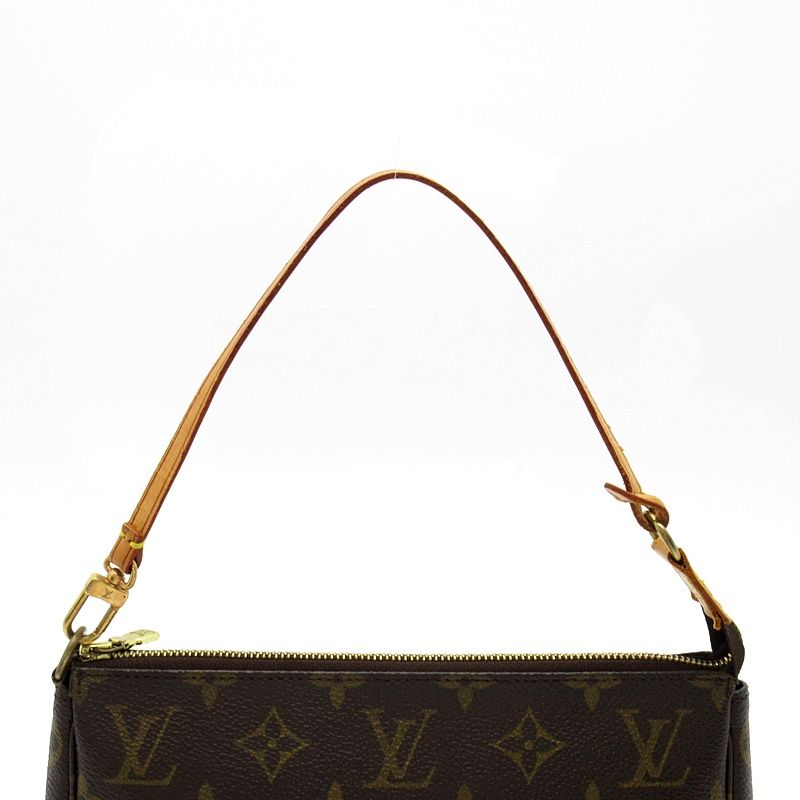 Louis Vuitton Pochette Accessoires Monogram Handbag Brown — view 2