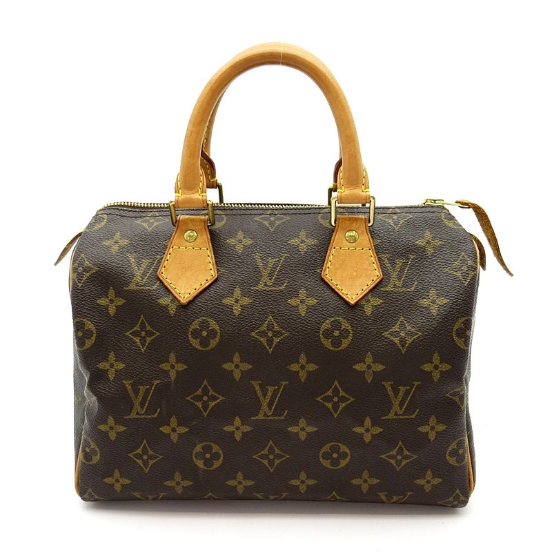 Louis Vuitton Speedy 25 Monogram Handbag Brown
