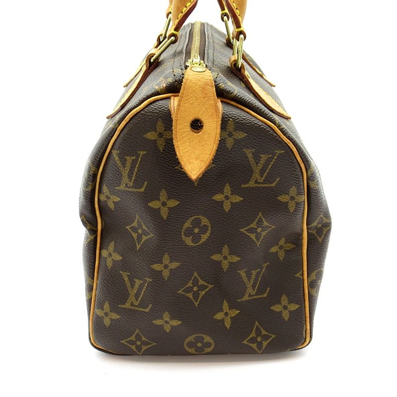 Louis Vuitton Speedy 25 Monogram Handbag Brown — view 3