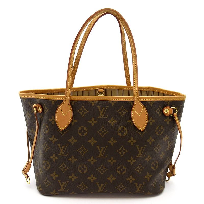 Louis Vuitton Neverfull PM Monogram Tote Bag Brown