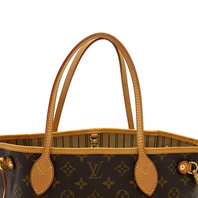Louis Vuitton Neverfull PM Monogram Tote Bag Brown — view 2