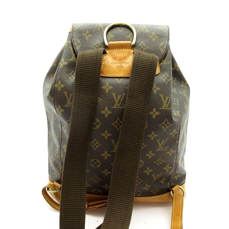 Louis Vuitton Montsouris GM Monogram Backpack Brown — view 4
