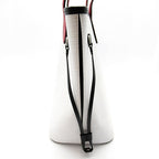 Louis Vuitton Neverfull MM Epi Tote Bag Blanc Optique — view 3