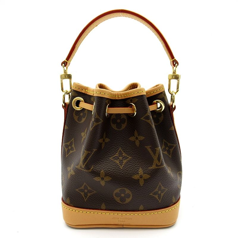 Louis Vuitton Nano Noe Monogram Shoulder Bag Brown — view 4