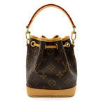 Louis Vuitton Nano Noe Monogram Shoulder Bag Brown — view 4