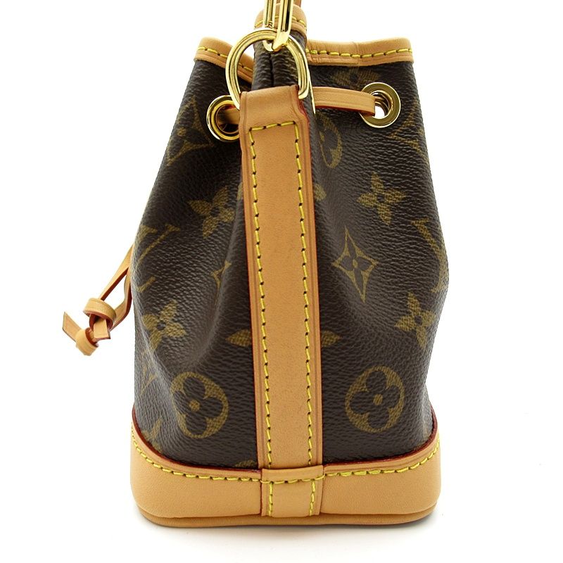 Louis Vuitton Nano Noe Monogram Shoulder Bag Brown — view 3